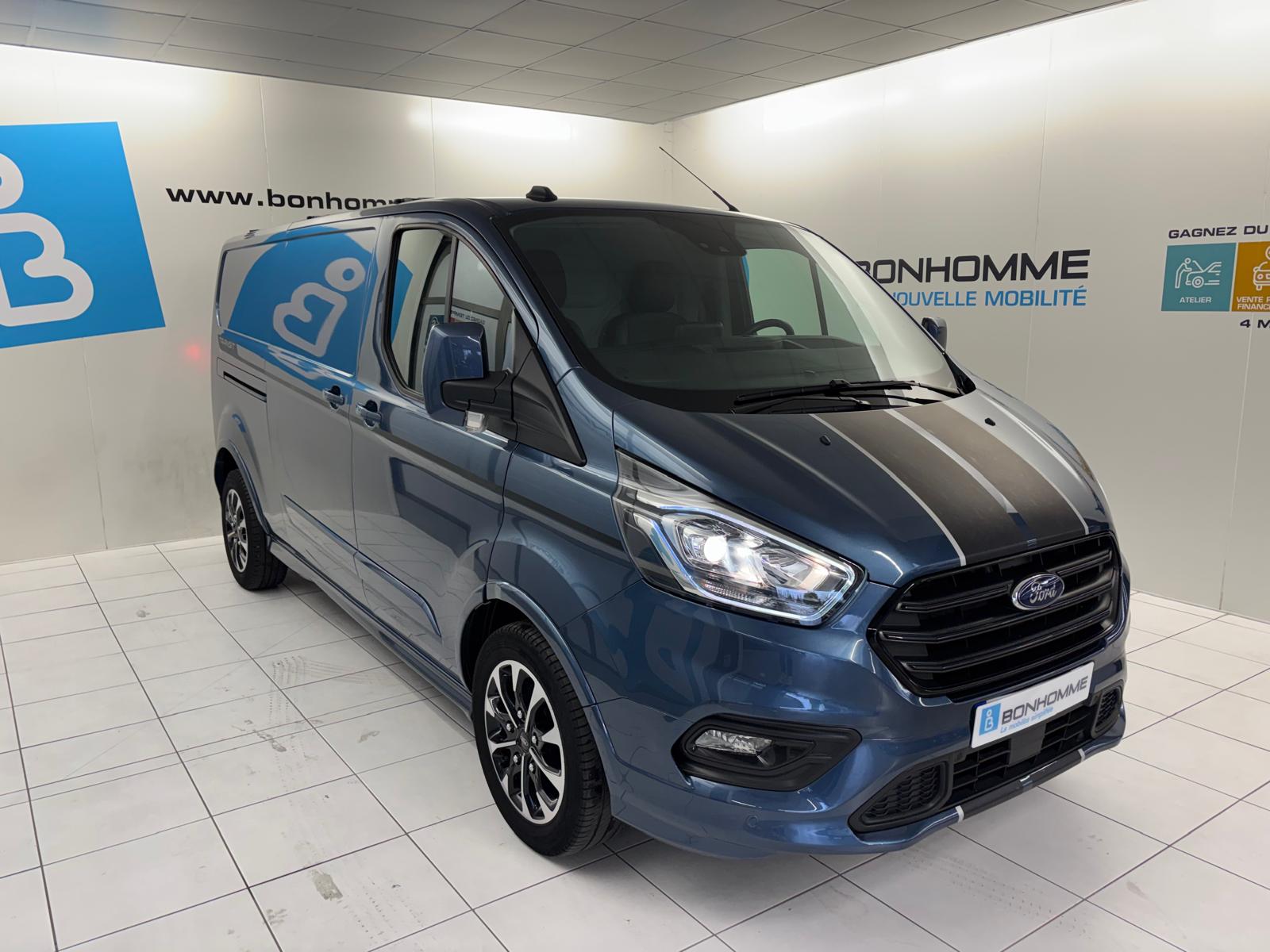 TRANSIT CUSTOM VAN 320 L2H1 ECOBLUE 185 AUTOMATIQU SPORT